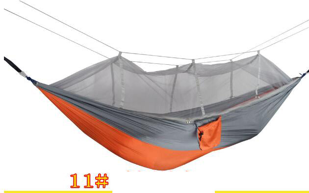 Ultralight Outdoor Camping Hunting Mosquito Net Parachute Hammock 2 Person Flyknit Hamaca Garden Hamak Hanging Bed Leisure Hamac - Trend Catalog - 