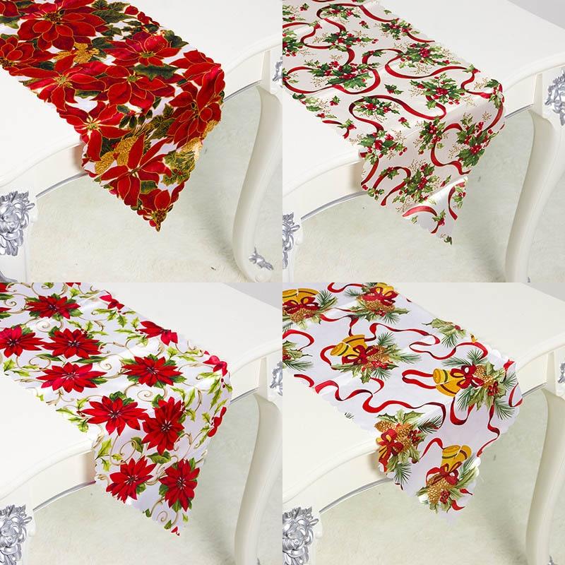 180cm Christmas Table Runners, Mat, Tablecloth,  Decorative Santa Claus, Table Runners New Year 2020 - Trend Catalog - 180cm Christmas Table Runners