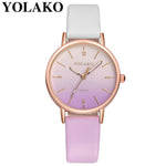 Brand Leather Quartz Women's Watch Ladies Fashion Watch Women Wristwatches Clock relogio feminino masculino W50 - Trend Catalog - 