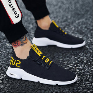 Men and Women Sneakers Outdoor Walking Lace up Breathable Mesh Super Light Jogging Sports Running Shoes - Trend Catalog - 