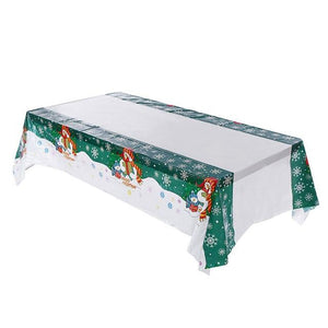 New Year Christmas Tablecloth Kitchen Dining Table Decorations Rectangular Table Covers Christmas Decorations for Home Navidad - Trend Catalog