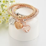 Dainty Jewelry Life Tree Heart Bracelet & Bangles Popcorn Chain Set Friendship Distance Bracelets