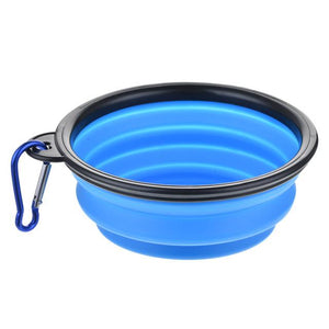 1Pcs Portable Travel Bowl Dog Feeder Water Food Container Silicone Small Mudium Dog Pet Accessories Folding Dog Bowl Outfit - Trend Catalog