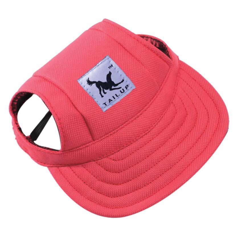 Pet Dog Cap Small Pet Summer Canvas Cap Dog Baseball Visor Hat Puppy Outdoor Sunbonnet Cap