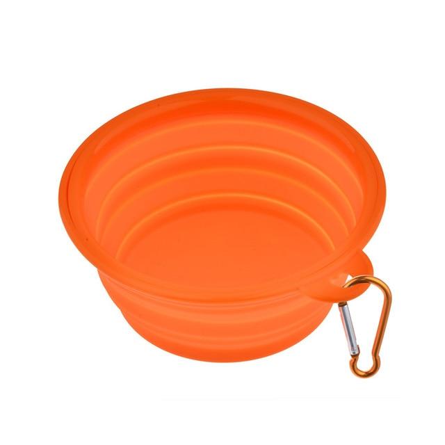 1Pcs Portable Travel Bowl Dog Feeder Water Food Container Silicone Small Mudium Dog Pet Accessories Folding Dog Bowl Outfit - Trend Catalog