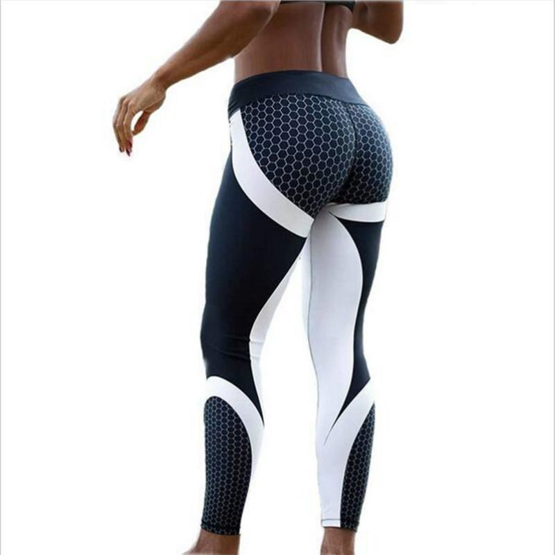 New Arrival Pattern Leggings Women Printed Pants Work Out Sporting Slim White Black Trousers Fitness Leggins - Trend Catalog