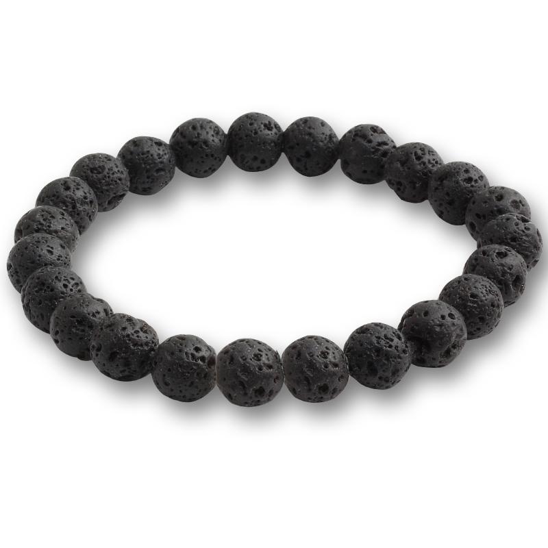 Black Lava Natural Stone Beads Bracelets for Women Vintage Design Volcanic Rock Tiger Eye Bead Strand Bracelet Men Jewelry Gifts - Trend Catalog