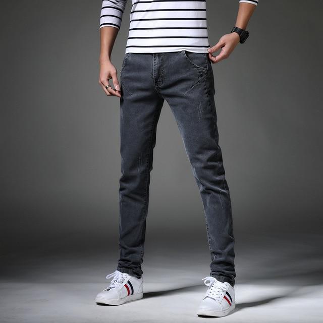 Denim Skinny Jeans Distressed Men Spring Autumn Clothing Good Quality - Trend Catalog