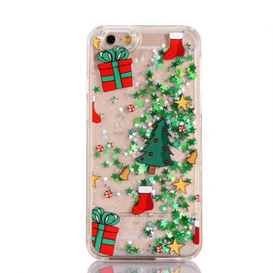 Christmas Phone Case For iPhone 6s 6 7 8 Plus 11Pro XS MAX XR Luxury Glitter Bling Cover for iPhone XS 11 Pro MAX X CASE - Trend Catalog - 