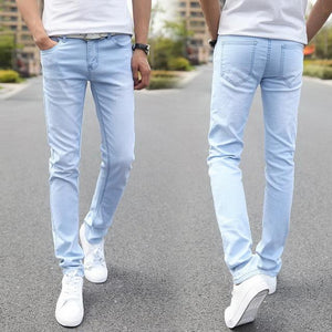 Denim Skinny Jeans Distressed Men Spring Autumn Clothing Good Quality - Trend Catalog
