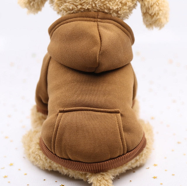 Dogs clothes Dog Hoodies Autumn and winter warm sweater For Dogs Coat Jackets Cotton Puppy Pet Overalls For Costume Cat clothes