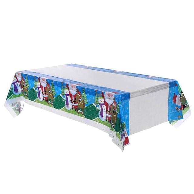 New Year Christmas Tablecloth Kitchen Dining Table Decorations Rectangular Table Covers Christmas Decorations for Home Navidad - Trend Catalog