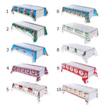 New Year Christmas Tablecloth Kitchen Dining Table Decorations Rectangular Table Covers Christmas Decorations for Home Navidad - Trend Catalog