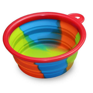 1Pcs Portable Travel Bowl Dog Feeder Water Food Container Silicone Small Mudium Dog Pet Accessories Folding Dog Bowl Outfit - Trend Catalog