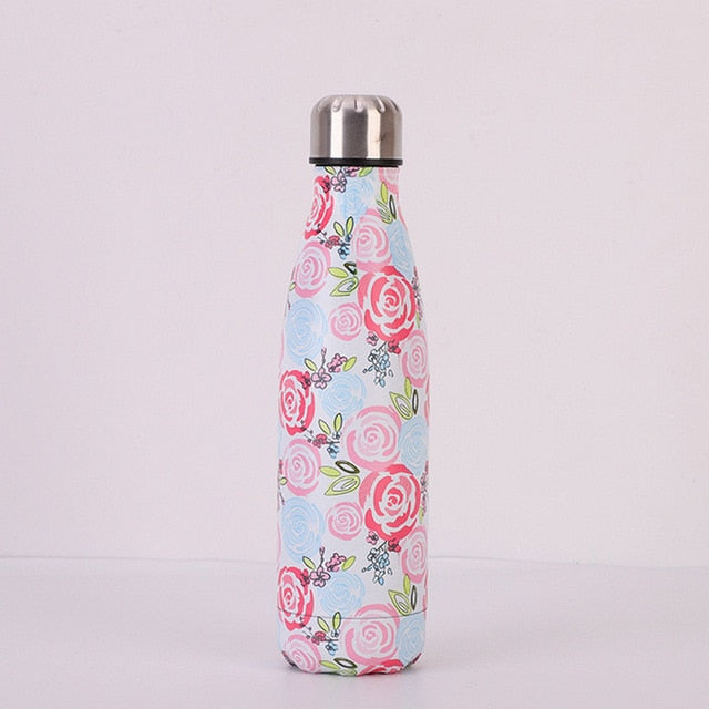 Stainless Steel Vacuum Insulated Water Bottle Flask Thermal Sports Chilly 500ML - Trend Catalog - 