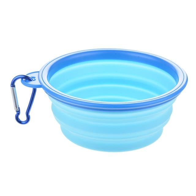 1Pcs Portable Travel Bowl Dog Feeder Water Food Container Silicone Small Mudium Dog Pet Accessories Folding Dog Bowl Outfit - Trend Catalog