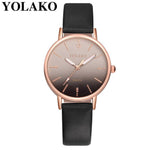 Brand Leather Quartz Women's Watch Ladies Fashion Watch Women Wristwatches Clock relogio feminino masculino W50 - Trend Catalog - 