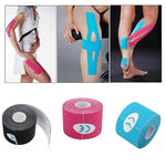 2Size Kinesiology Tape Athletic Tape Sport Recovery Tape Strapping Gym Fitness Tennis Running Knee Muscle Protector Scissor - Trend Catalog - 