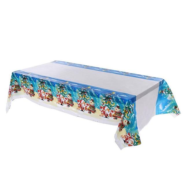 New Year Christmas Tablecloth Kitchen Dining Table Decorations Rectangular Table Covers Christmas Decorations for Home Navidad - Trend Catalog