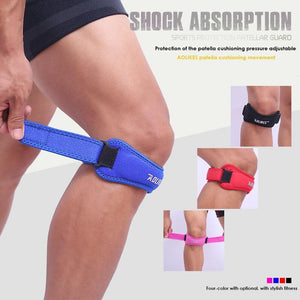 Aolikes 1PCS Adjustable Knee Patellar Tendon Support Strap Band Support Brace Pads for Running basketball Outdoor Sport - Trend Catalog