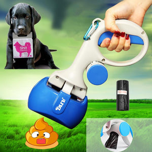 2 In 1 Pet Pooper Scooper +(1 Lot=20Pcs)Poop sacks Set Dog Cat Outdoor Waste Cleaning - Trend Catalog