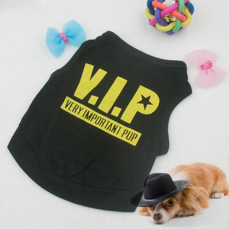 Dog T-shirt VIP Pets T-shirts For Dogs Goods For Pets Dog Shirt Clothes Summer - Trend Catalog