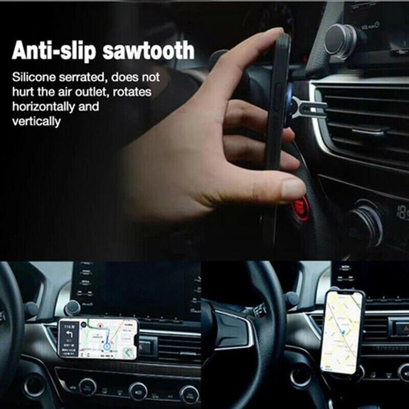 Multipurpose Mobile Phone Bracket Car Vent Holder Stand Universal 360 Degree Rotation for iPhone Sumsung Huawei - Trend Catalog
