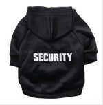 Security Cat Clothes Pet Cat Coats Jacket Hoodies For Cats Outfit Warm Pet Clothing Rabbit Animals Pet Costume