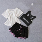 3 Pcs Set Women's Yoga Suit Fitness Clothing Sportswear For Female Workout Sports Clothes Athletic Running Yoga Suit Sets - Trend Catalog