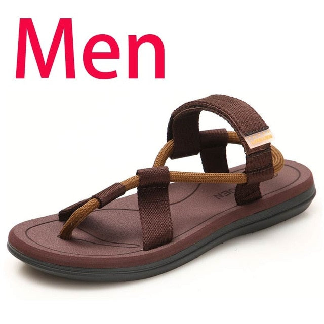 Men Sandals Summer Beach Shoes Roma Leisure Breathable Gladiator Sandals Male Shoes Adult Flip Flops Shoes Zapatos Hombre - Trend Catalog - 