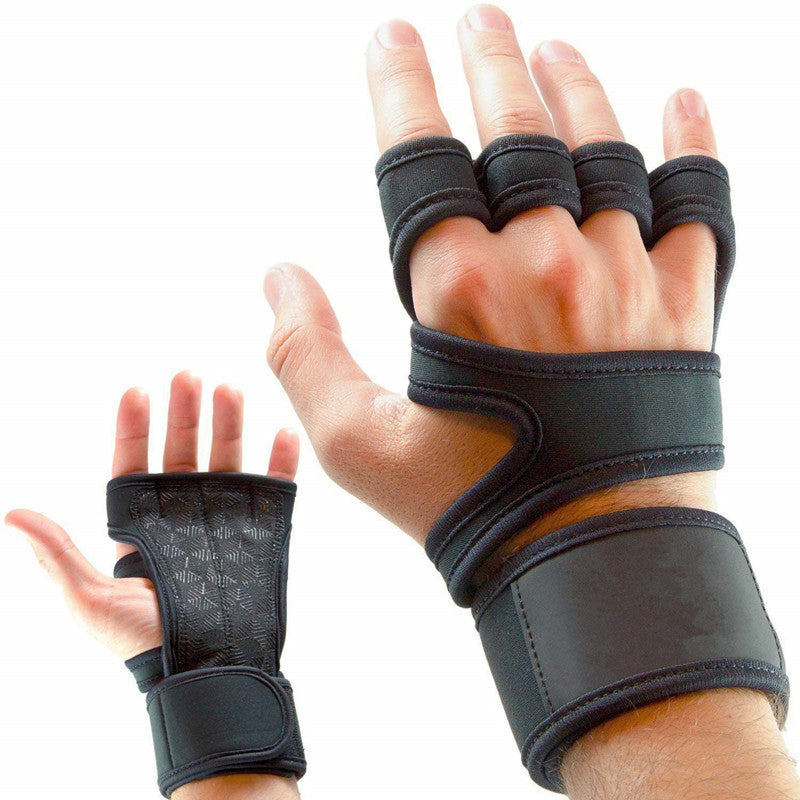 Sports Half Finger Fitness Gloves Dumbbell Wear Yoga Riding Gloves Equipment Training Fitness Non-slip Riding  Hunting Hand