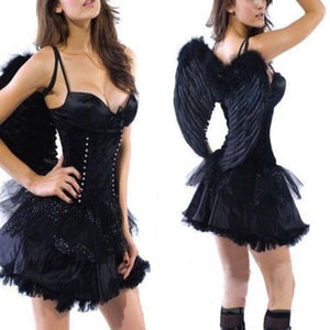 1Pc 4 Color Adult Angel Wings Dress Up Costume Fashion Girls Feather Fairy Pretty Halloween Cosplay Wing Party Supplies - Trend Catalog