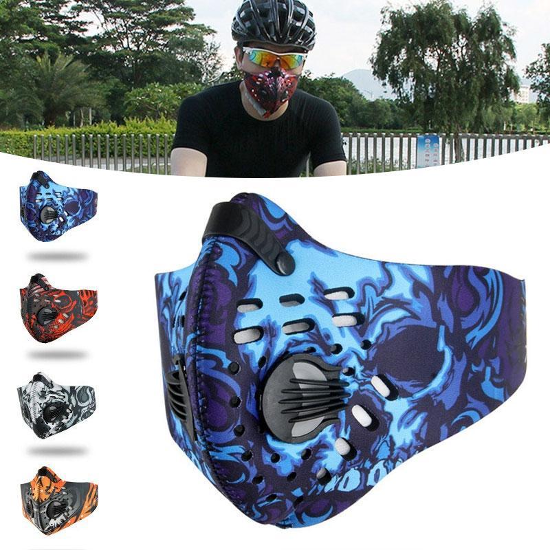 Men/Women Activated Carbon Dust-proof Cycling Face Mask Anti-Pollution Bicycle Bike Outdoor Training mask face shield - Trend Catalog