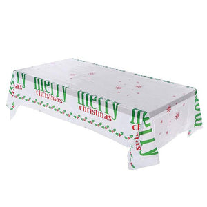 New Year Christmas Tablecloth Kitchen Dining Table Decorations Rectangular Table Covers Christmas Decorations for Home Navidad - Trend Catalog