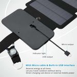 Lerranc Portable Folding 10W Solar Panels Charger 5V 2.1A USB Output Solar Cells for Cellphones Outdoors - Trend Catalog