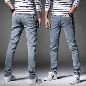 Denim Skinny Jeans Distressed Men Spring Autumn Clothing Good Quality - Trend Catalog
