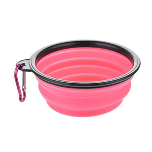 1Pcs Portable Travel Bowl Dog Feeder Water Food Container Silicone Small Mudium Dog Pet Accessories Folding Dog Bowl Outfit - Trend Catalog