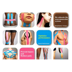 Kinesiology Tape Athletic Tape Therapy Sport Recovery Tape Strapping Gym Fitness Tennis Running Knee Muscle Protector Scissor - Trend Catalog - 