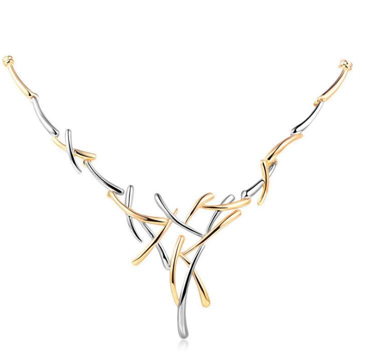 Viennois  Metallic Earrings Statement Cross Jewelry Set - Trend Catalog