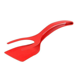 2 in 1 Grip and Flip Tongs, Egg Spatula & Tongs, Clamp Pancakes, Fried Egg, French Toast, and Omelet, etc...  Kitchen Accessories - Trend Catalog - 2 in 1 Grip and Flip Tongs