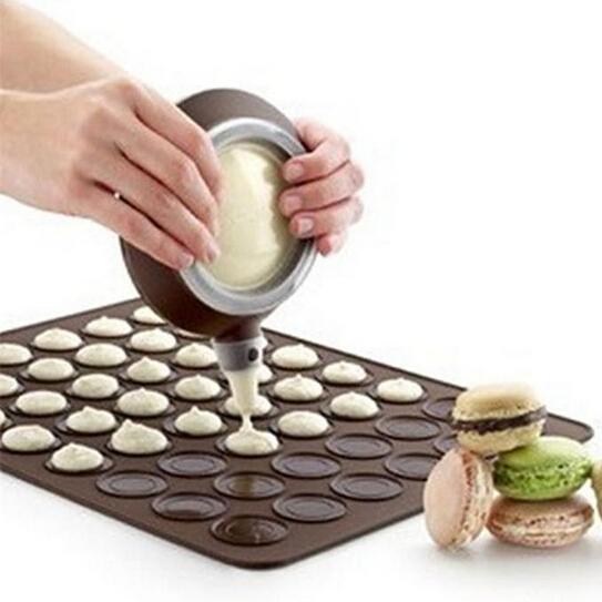 Hot Sale 30cacities Bakeware Macaron Mold Silicone Mat Macaroon Dessert Baking Pastry Cookie Sheet DIY - Trend Catalog