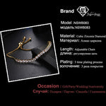 Fashion Round Cubic Zirconia Tennis Adjustable Bracelet Bangle For Women White Gold Color Crystal Bracelets Wedding Jewelry Gift - Trend Catalog