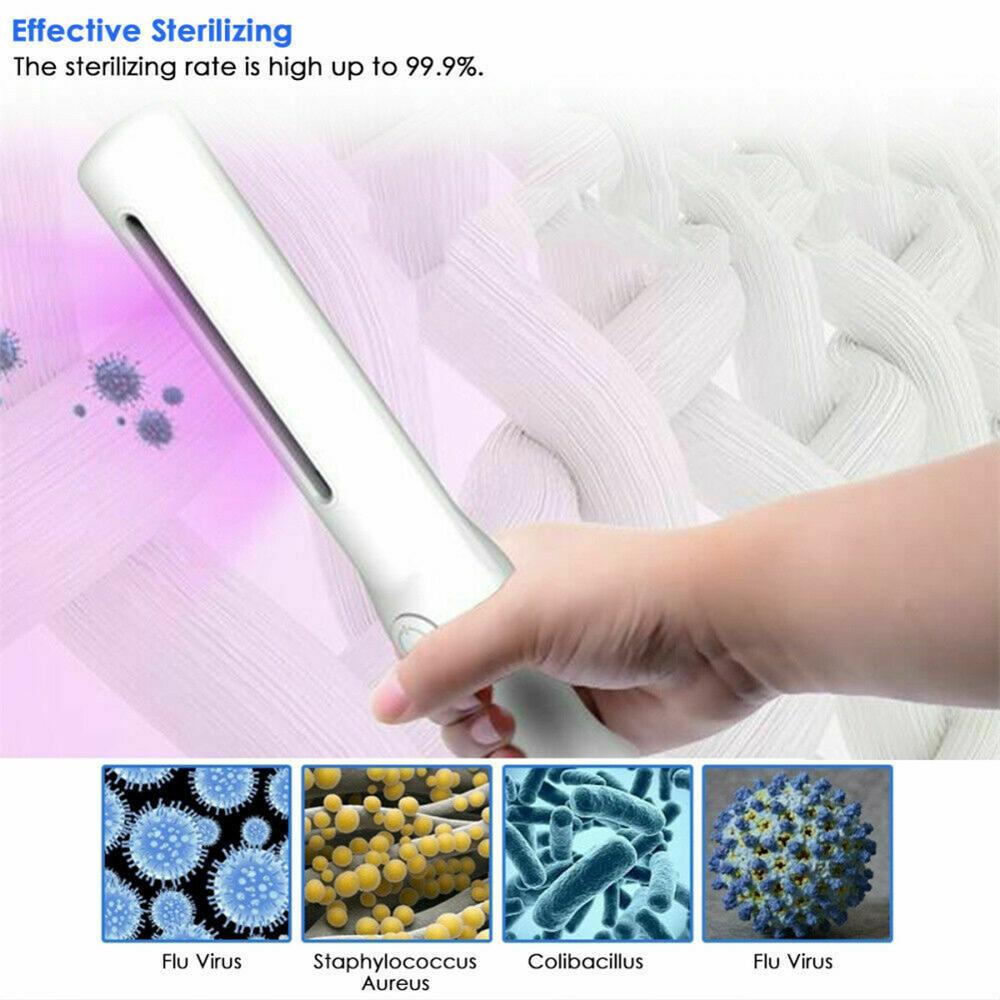 Mini Ultraviolet Sanitizer Handheld UV Light Disinfection Lamp for Home Office Travel Portable Sterilizer Mites Lights - Trend Catalog - 