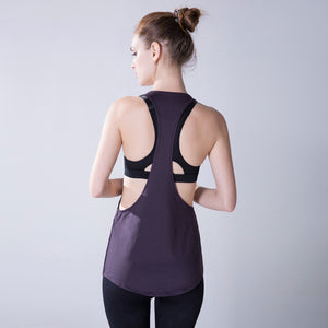 Yoga Crop Top Women Sleeveless Backless Running Sports T Shirts Quick Dry Jogging Gym Fitness Tank Top - Trend Catalog - 