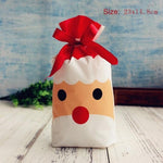 10pcs Merry Christmas Gift Bags Santa Claus Xmas Tree Packing Bags Happy New Year 2019 Christmas Candy Bags Navidad 2018 - Trend Catalog