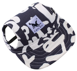 Pet Dog Cap Small Pet Summer Canvas Cap Dog Baseball Visor Hat Puppy Outdoor Sunbonnet Cap