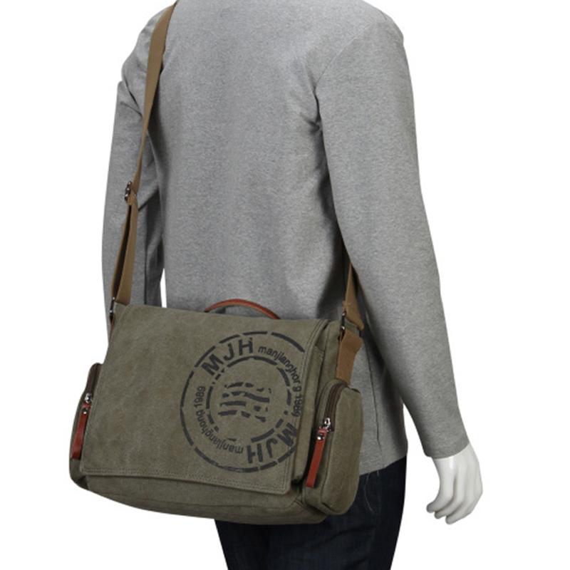 Man Canvas Shoulder Bag - Trend Catalog - 