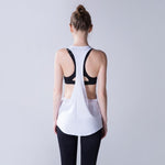 Yoga Crop Top Women Sleeveless Backless Running Sports T Shirts Quick Dry Jogging Gym Fitness Tank Top - Trend Catalog - 