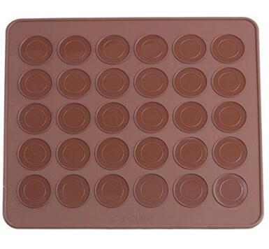 Hot Sale 30cacities Bakeware Macaron Mold Silicone Mat Macaroon Dessert Baking Pastry Cookie Sheet DIY - Trend Catalog