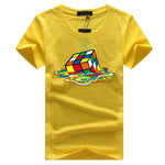 Rubik Cube Print T Shirts Men & Women Fashion Design Summer O-neck Plus size 5XL Short Sleeve the big bang theory Tee streetwear - Trend Catalog - 